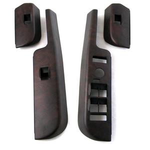 Range Rover L322 Window Switch Surrounds - Burr Walnut RHD + MIRROR PARK Preview